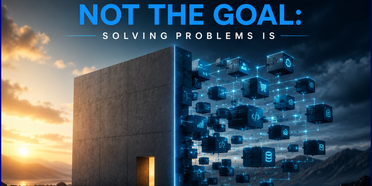 Microservices Are Not the Goal: Solving Problems Is